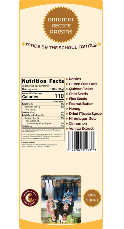 Honey Bear Bites - Raisins (4pack)