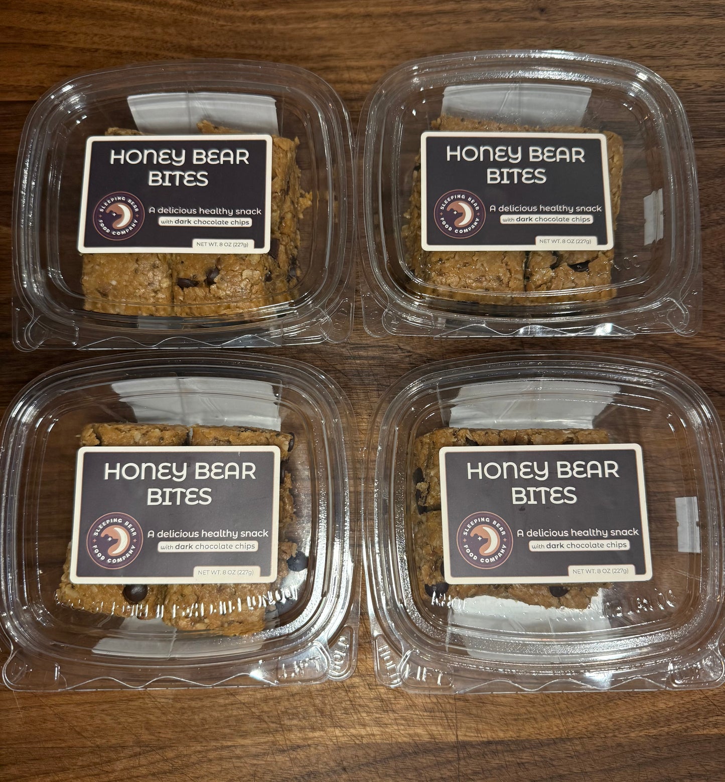 Honey Bear Bites - Dark Chocolate Chips (4pack)