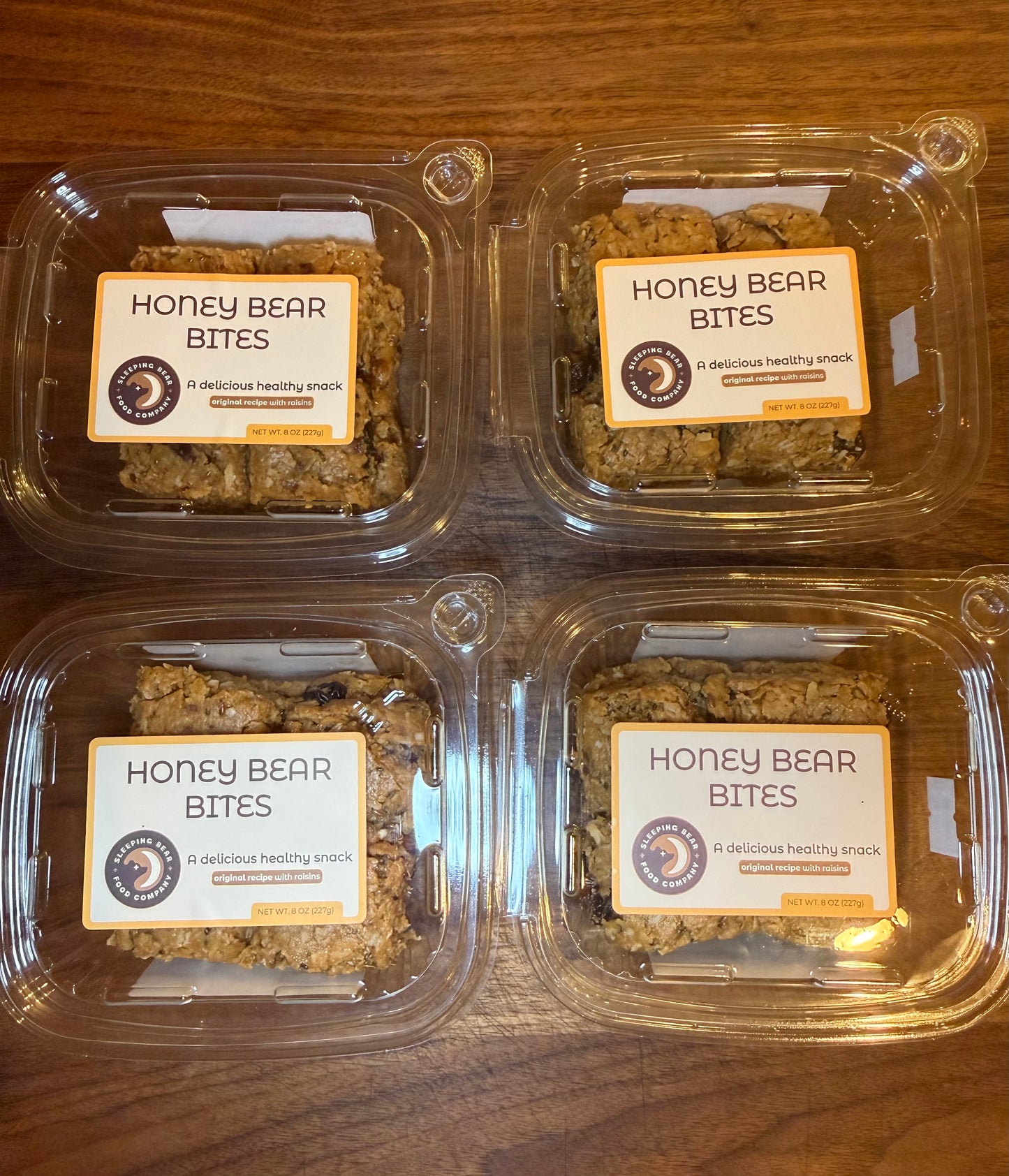 Honey Bear Bites - Raisins (4pack)