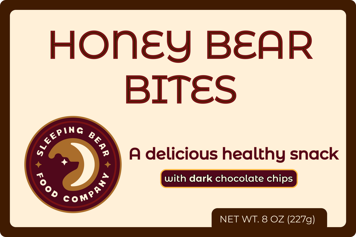 Honey Bear Bites - Chocolate Chips (4pack)