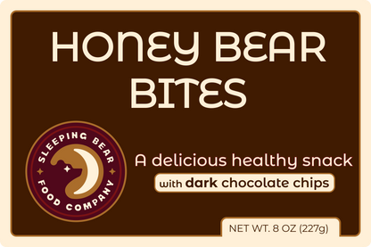 Honey Bear Bites - Dark Chocolate Chips (4pack)